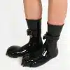 Silicone Black Feet Paws with Bindings (2)
