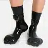 Silicone Black Feet Paws with Bindings (3)
