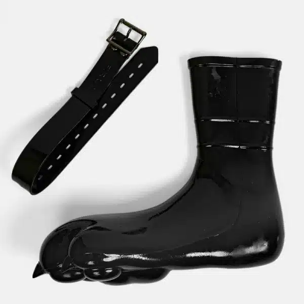 Silicone Black Feet Paws with Bindings (4)