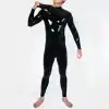 Silicone Black Neck-entry Bodysuit