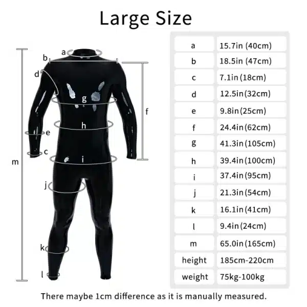 Silicone Black Neck-entry Bodysuit