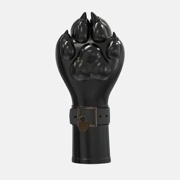 Silicone Black Paws Fist Gloves (2)
