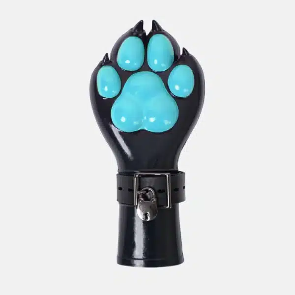 Silicone Black Paws Fist Gloves — Colored (11)