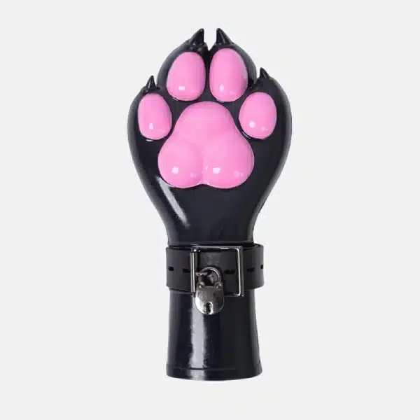 Silicone Black Paws Fist Gloves — Colored (8)