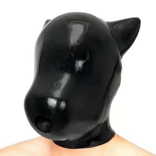 Silicone Black Puppy Play Drone (2)