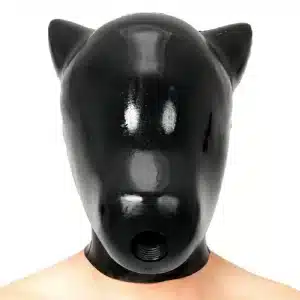 Silicone Black Puppy Play Drone (3)