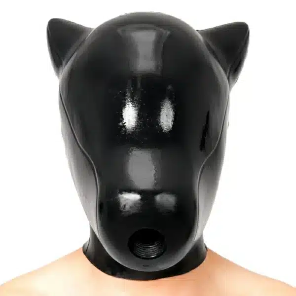 Silicone Black Puppy Play Drone (5)