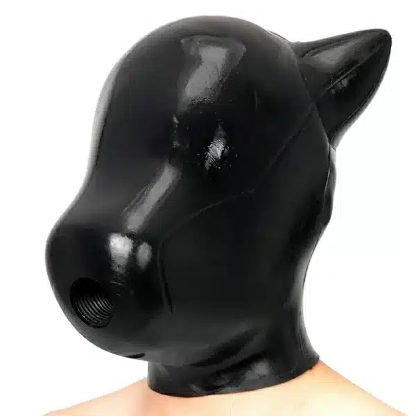 Silicone Black Puppy Play Drone (6)