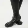 Silicone Black Realistic Foot Sleeves (1)