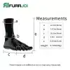 Silicone Black Realistic Foot Sleeves (3)