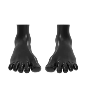 Silicone Black Realistic Short Feet (1)