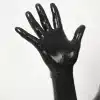 Silicone Black Realistic Short Gloves (2)