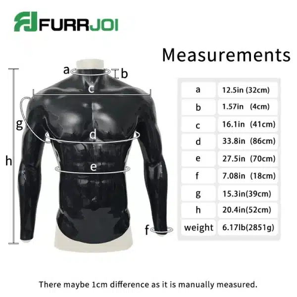 Silicone Black Separate-Muscle Suit