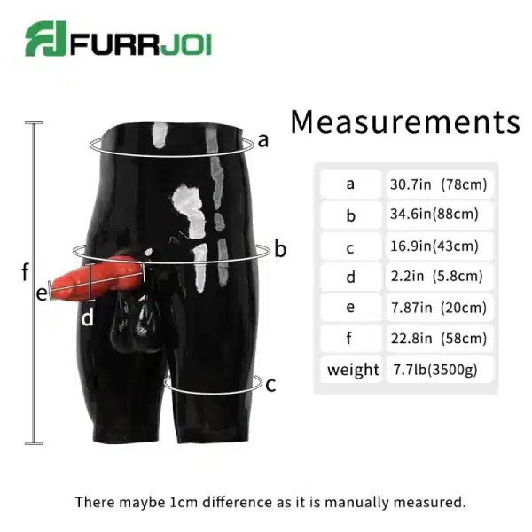 Silicone Colored Dog Dildo Pants