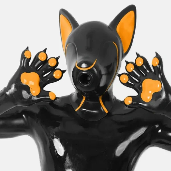 Silicone Colored Fox Drone-Black Base (1)