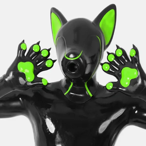 Silicone Colored Fox Drone-Black Base (17)