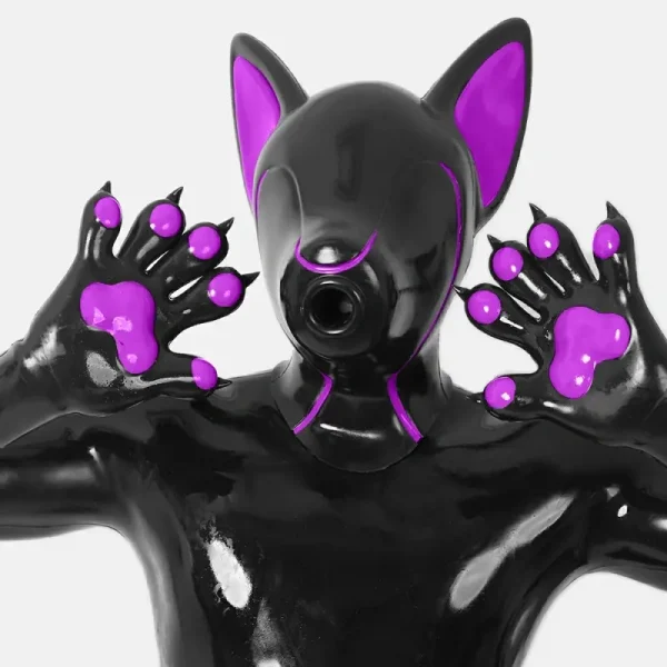 Silicone Colored Fox Drone-Black Base (7)