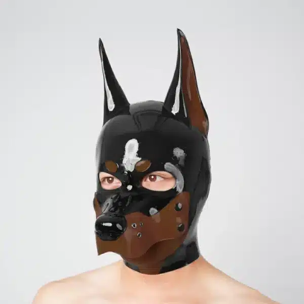 Silicone Doberman Muzzle Dog Hood
