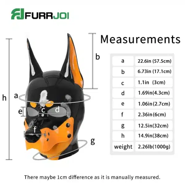 Silicone Doberman Muzzle Dog Hood