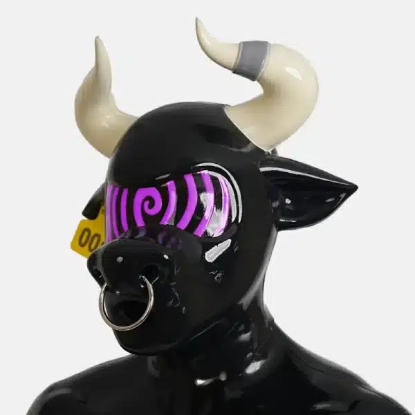 Silicone Hypnotized Bull Drone Hood (10)