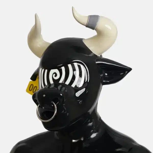 Silicone Hypnotized Bull Drone Hood (2)
