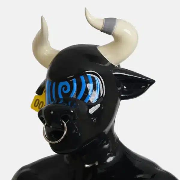 Silicone Hypnotized Bull Drone Hood (5)