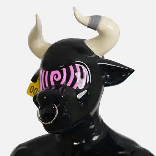 Silicone Hypnotized Bull Drone Hood (8)