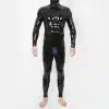 Silicone Lock Crotch Bulge Suit - Black Base