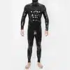 Silicone Lock Crotch Bulge Suit - Black Base