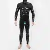 Silicone Lock Crotch Bulge Suit - Black Base