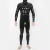 Silicone Lock Crotch Bulge Suit - Black Base