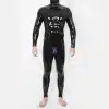 Silicone Lock Crotch Bulge Suit - Black Base