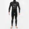 Silicone Lock Crotch Bulge Suit - Black Base