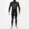 Silicone Lock Crotch Bulge Suit - Black Base