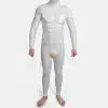 Silicone Lock Crotch Bulge Suit-White Base