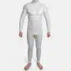 Silicone Lock Crotch Bulge Suit-White Base