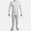Silicone Lock Crotch Bulge Suit-White Base