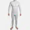 Silicone Lock Crotch Bulge Suit-White Base