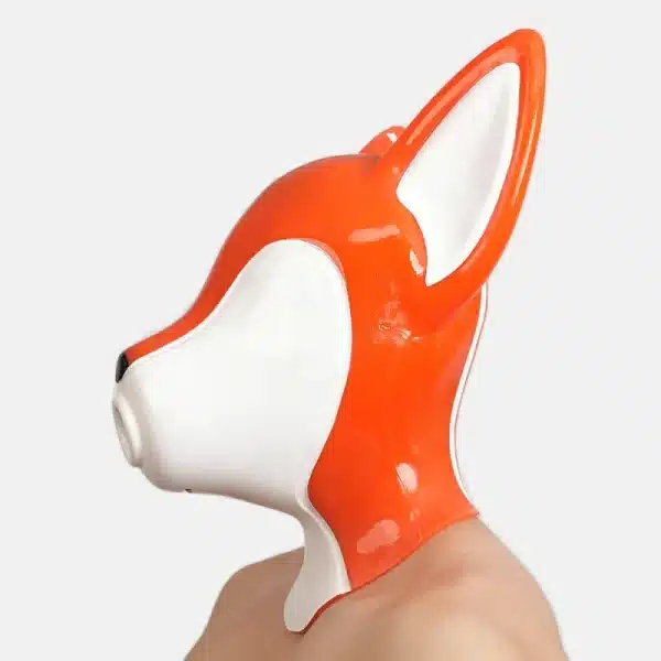 Silicone Orange & White Fox Drone (4)