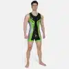 Silicone Short-Sleeved Open-Butt Bodysuit (12)