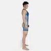 Silicone Short-Sleeved Open-Butt Bodysuit (13)