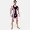 Silicone Short-Sleeved Open-Butt Bodysuit (24)