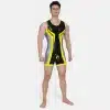 Silicone Short-Sleeved Open-Butt Bodysuit (27)