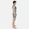 Silicone Short-Sleeved Open-Butt Bodysuit (6)