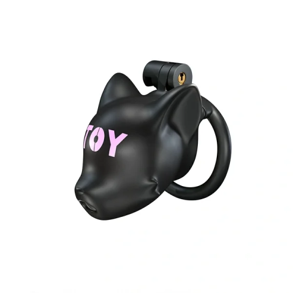 Silicone Toy Cat Drone Chastity Cage