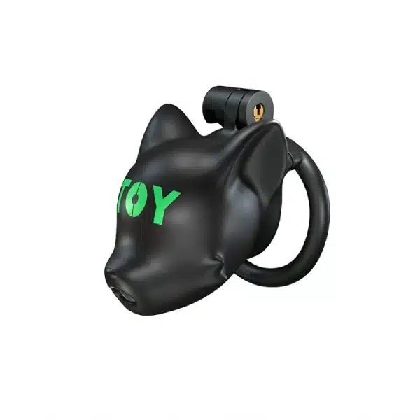 Silicone Toy Cat Drone Chastity Cage