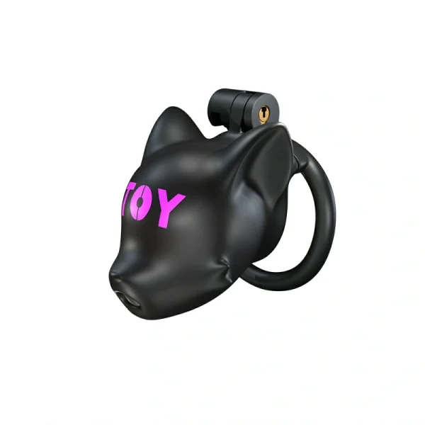 Silicone Toy Cat Drone Chastity Cage