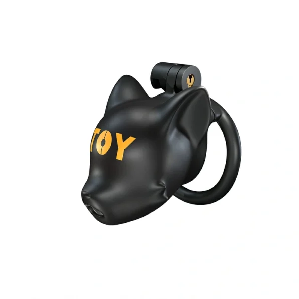 Silicone Toy Cat Drone Chastity Cage