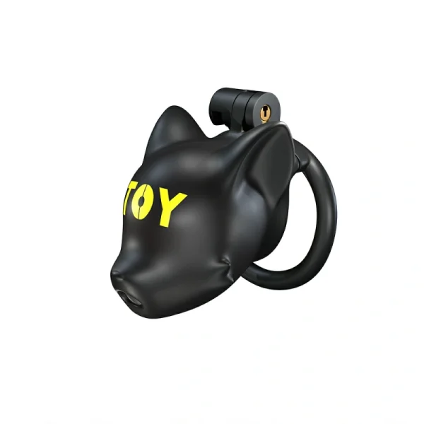 Silicone Toy Cat Drone Chastity Cage