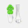 Silicone White Canine Feet — Colored (12)